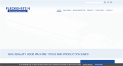 Desktop Screenshot of fleckenstein-machine.com