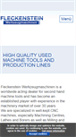 Mobile Screenshot of fleckenstein-machine.com